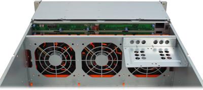 Inter-Tech IPC 4U-4424 Rack Zwart, Zilver