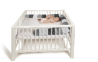 Terapy Mats speelmat - Lichtgrijs + Wit | 135cm x 135cm x 3cm - thumbnail