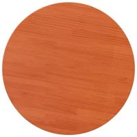Tafelblad rond Ø90x2,5 cm massief grenenhout wasbruin - thumbnail