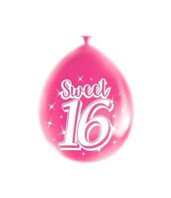 Party Ballonnen Sweet 16 (8st)