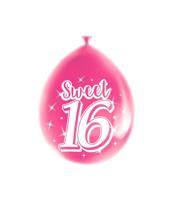 Party Ballonnen Sweet 16 (8st) - thumbnail