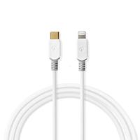 Apple Lightning-Kabel | Apple Lightning 8-Pins Male - USB-C | 1,00 m | Wit - thumbnail