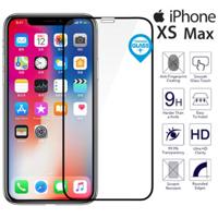 iPhone XS Max 9h 3D Tempered Glass Screen Protector-Black - thumbnail