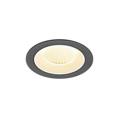 SLV InbouwspotNuminos M zwart/wit 3000K - 40gr - 1009617