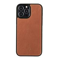 NorthLife - iPhone 13 Pro Max - Lederen Afneembare 2-in-1 bookcase hoes - Cognac - thumbnail
