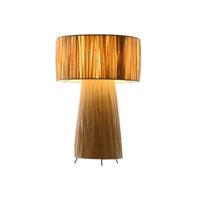 Bureaulamp Home ESPRIT Bruin Metaal Raffia 50 W 220 V 27 x 27 x 40 cm - thumbnail