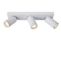 Lucide TAYLOR - Plafondspot Badkamer - LED Dim to warm - GU10 - 3x5W 2200K/3000K - IP44 - Wit - thumbnail