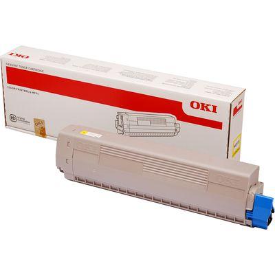 OKI Toner MC873 Origineel Geel 10000 bladzijden 45862814 OKI Toner MC873 Origineel Geel 10000 bladzijden 45862814