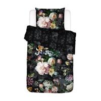 Essenza Fleur Festive Blooming black Dekbedovertrek - thumbnail