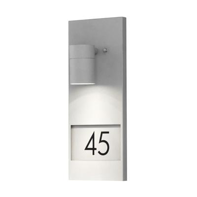 KonstSmide WandspotModena Adress grijs met huisnummer - 7655-300