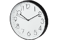 Hama Wandklok Elegance Ø 30 Cm Geluidsarm Zwart/wit - thumbnail