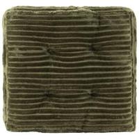 Matraskussen Cara - olijfgroen - 45x45x8 cm - thumbnail