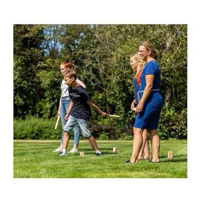 Outdoor Play Houten Kubb Game + Draagtas Outdoor Play Houten Kubb Game + Draagtas