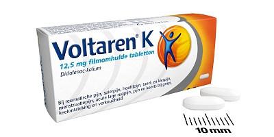 Voltaren K 12,5 mg pijnstiller Filmomhulde Tabletten Diclofenac-Kalium