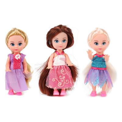 Beau Baby mini babypop prinses, 11cm Beau Baby mini babypop prinses, 11cm