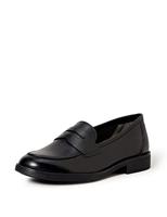 Kinderschoenen JR Agata GEOX® van leer zwart - thumbnail