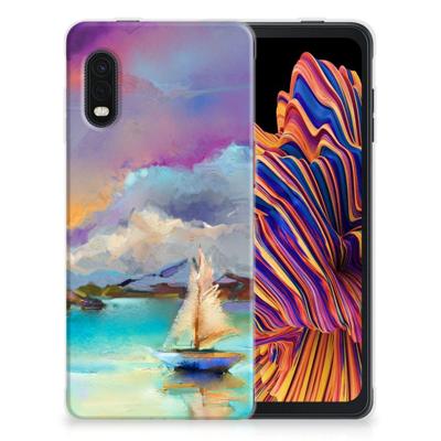 Smartphone hoesje Samsung Xcover Pro Boat Smartphone hoesje Samsung Xcover Pro Boat