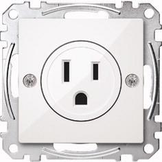 Merten MEG2151-0325 Wandcontactdoos System M Wit 1 stuk(s)