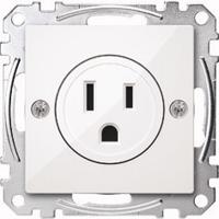 Merten MEG2151-0325 Wandcontactdoos System M Wit 1 stuk(s) - thumbnail