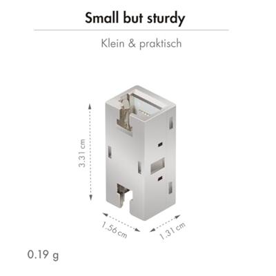 LogiLink NP0067 NP0067 Netwerkuitbreiding Aluminium
