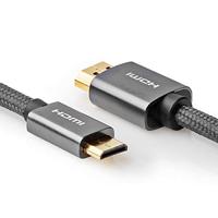 Nedis High Speed ??HDMI-Kabel met Ethernet | 2 m | 1 stuks - CVTB34500GY20 CVTB34500GY20 - thumbnail
