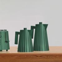 Alessi Waterkoker Plissé - droogkookbeveiliging - Groen - Michele de Lucchi - 1.7 liter - MDL06 GR - thumbnail