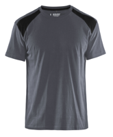 Blåkläder T-Shirt bicolour 33791042 | Grijs/Zwart | Maat XS - 7330509604441 - thumbnail
