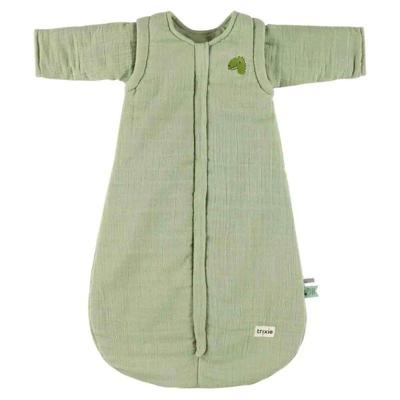 Trixie Baby slaapzak tussenseizoen afneembare mouwen Bliss Sage - Mr. Dino