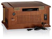 Roadstar HIF-1996D+BT platenspeler van hout, 33,45,78 omw/min, Dab+, FM, 40 W, CD, CD-R, CD-RW, snelle toevoer, programma, willekeurig, herhaling - thumbnail