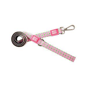 Short leash hondenriem, retro pink/s van der Basch - Hortus