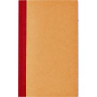 Kasboek 135x83mm 72blz 1 kolom oranje - thumbnail