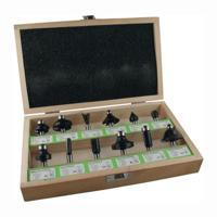 Fisch-Tools Freesset | hardmetaal schacht-d. 8 mm | 12-delig | 1 stuk - 973CT12A06 - 973CT12A06 - thumbnail