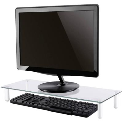 TV - tafel Neomounts NSMONITOR10 Zwart Transparant