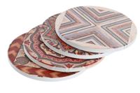 Onderzetters DKD Home Decor 10,8 x 10,8 x 0,7 cm - thumbnail