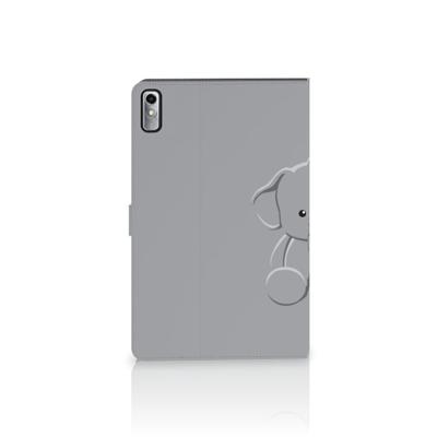 Lenovo Tab P11 Gen 2 Hippe Tablet Hoes Grijs Baby Olifant Lenovo Tab P11 Gen 2 Hippe Tablet Hoes Grijs Baby Olifant