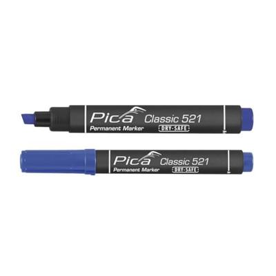 Pica 520/41 permanent marker | 1-4mm | rond | blauw | 10 stuks - pi52041 Pica 520/41 permanent marker | 1-4mm | rond | blauw | 10 stuks - pi52041