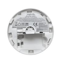 LogiLink Rauch- / Brandschutzmelder Rookmelder werkt op batterijen (Ø x h) 100 mm x 34.5 mm - thumbnail