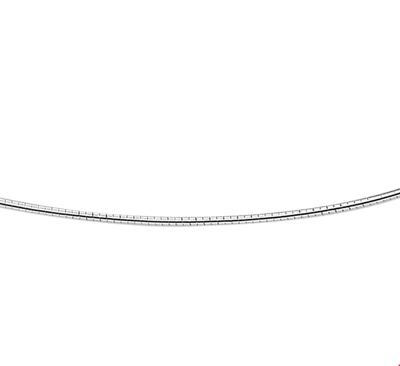 TFT Zilveren Ketting Omega Rond 1,25 mm x 50 cm