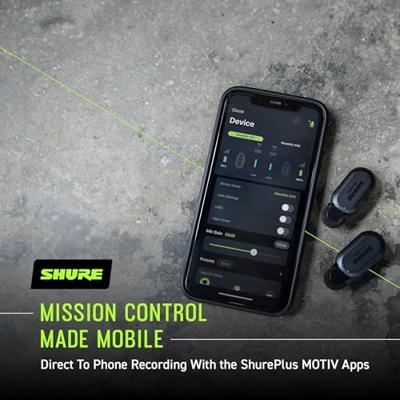 Shure MoveMic MV-R mobiele microfoon ontvanger Shure MoveMic MV-R mobiele microfoon ontvanger