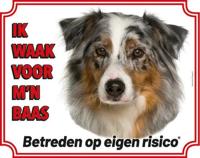 Australian Shepherd Waakbord - thumbnail