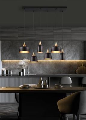 Hanglamp Chiraz mat zwart Excl. 6x E27 4,9W - thumbnail