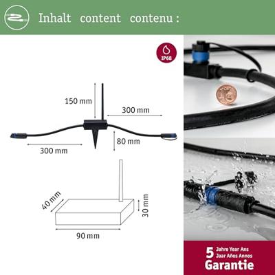 Paulmann 18010 Verlichtingssysteem Plug&Shine Controller Zwart Paulmann 18010 Verlichtingssysteem Plug&Shine Controller Zwart