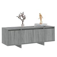 Tv-meubel 120x30x40,5 cm bewerkt hout grijs sonoma eikenkleurig - thumbnail