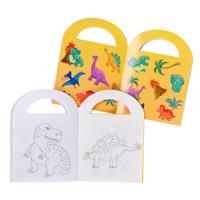 Duckiez Kleurboekje met stickers dinosaurus - thumbnail