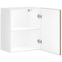 Keukenwandkast Porto bewerkt hout oud houtkleurig - thumbnail