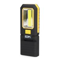 EDM LED zaklamp met haak+magneet plastic 3xAAA - 5710040 - thumbnail