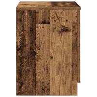 Nachtkastjes 2 st met 2 lades 40x36x50 cm oud houtkleurig - thumbnail