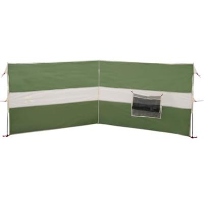 Windscherm camping waterdicht 344x120 cm groen