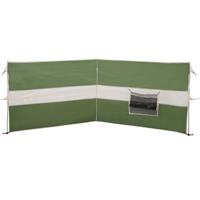 Windscherm camping waterdicht 344x120 cm groen - thumbnail