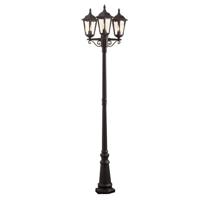 KonstSmide Klassieke buitenlantaarnFirenze 3-lichts zwart - 7217-750 - thumbnail